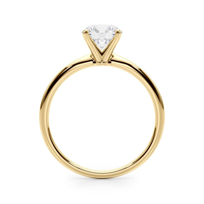 Round Solitaire Engagement Ring