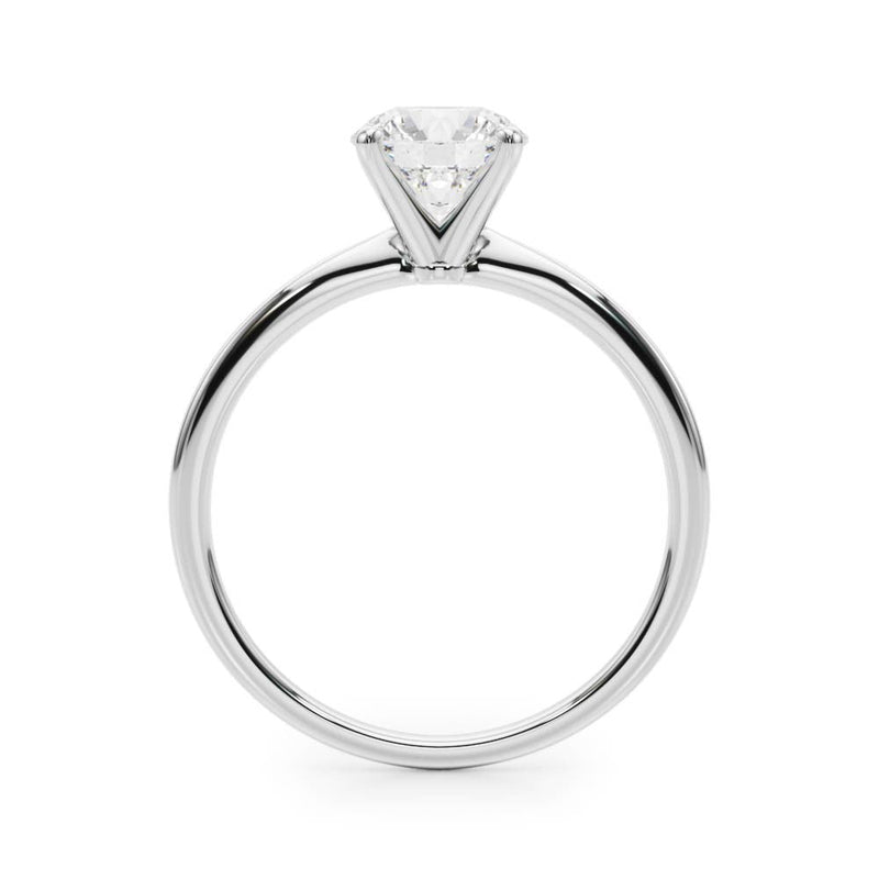 Round Solitaire Engagement Ring