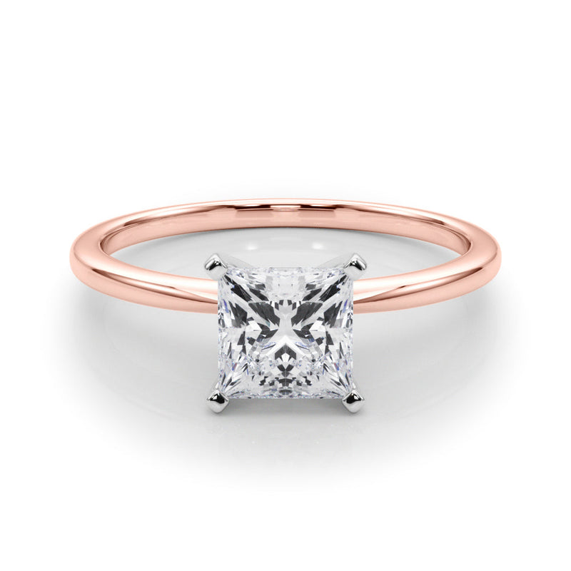 Princess Solitaire Engagement Ring