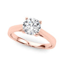 Round Solitaire Engagement Ring DiamondStatus