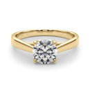 Round Solitaire Engagement Ring DiamondStatus