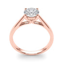 Round Solitaire Engagement Ring DiamondStatus