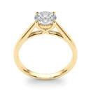 Round Solitaire Engagement Ring DiamondStatus