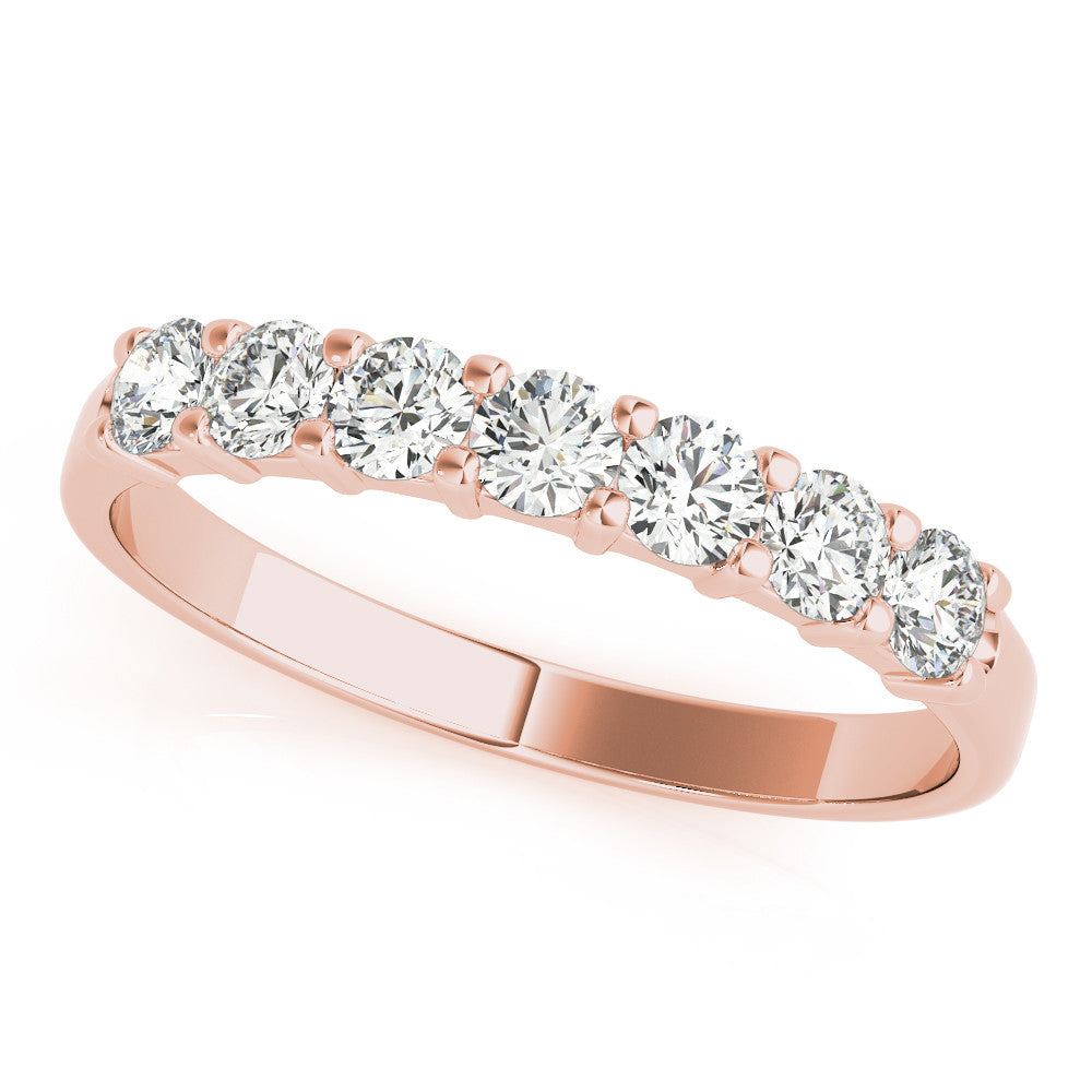 Round Seven Stone Wedding Ring