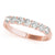Round Seven Stone Wedding Ring