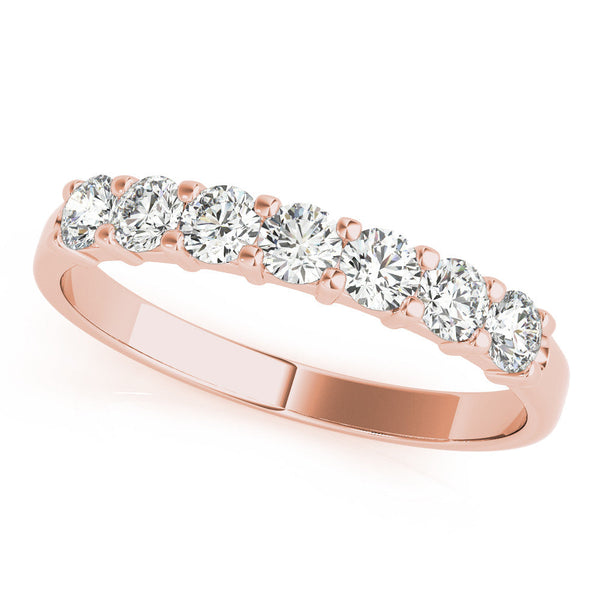 Round Seven Stone Wedding Ring