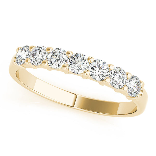 Round Seven Stone Wedding Ring