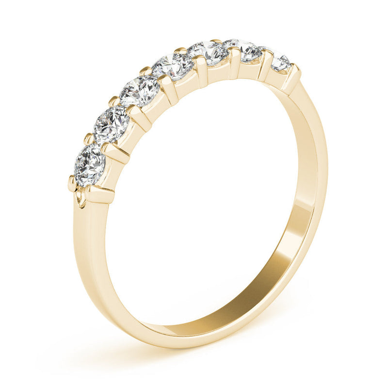Round Seven Stone Wedding Ring