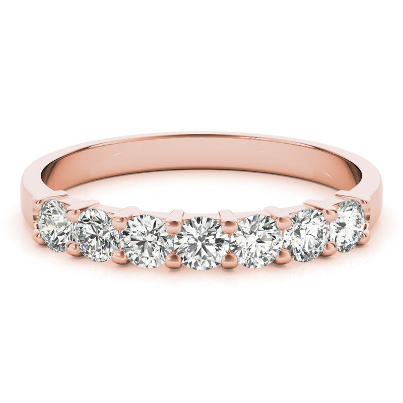 Round Seven Stone Wedding Ring