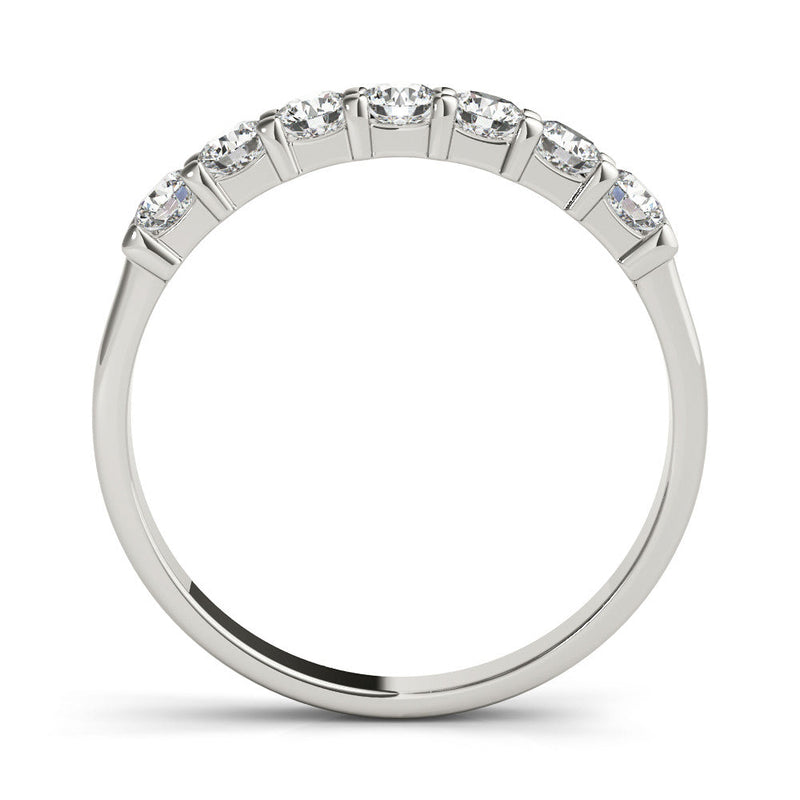 Round Seven Stone Wedding Ring