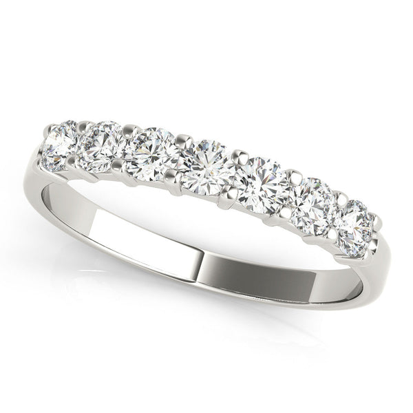 Round Seven Stone Wedding Ring