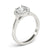 Round Halo Engagement Ring
