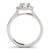 Round Halo Engagement Ring