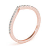 Chevron Pavé Wedding Ring DiamondStatus