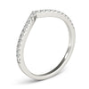 Chevron Pavé Wedding Ring DiamondStatus