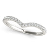 Chevron Pavé Wedding Ring DiamondStatus