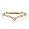 Chevron Pavé Wedding Ring DiamondStatus