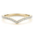 Chevron Pavé Wedding Ring