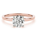 Round Solitaire Engagement Ring DiamondStatus