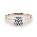 Round Solitaire Engagement Ring DiamondStatus