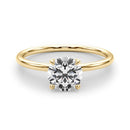 Round Solitaire Engagement Ring DiamondStatus