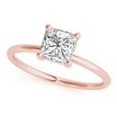 Princess Solitaire Engagement Ring DiamondStatus