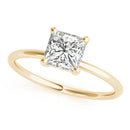 Princess Solitaire Engagement Ring DiamondStatus