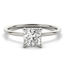 Princess Solitaire Engagement Ring DiamondStatus