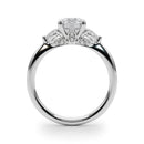 Round Cut Pear Shoulders Engagement Ring DiamondStatus