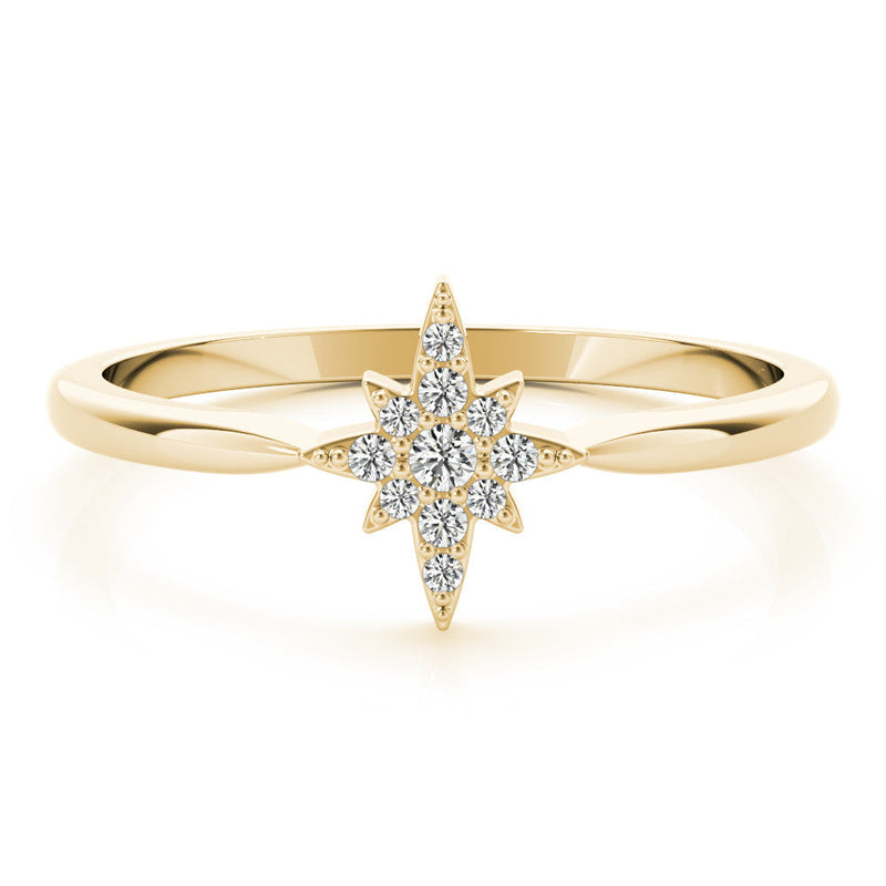 North Star Cluster Diamond Ring