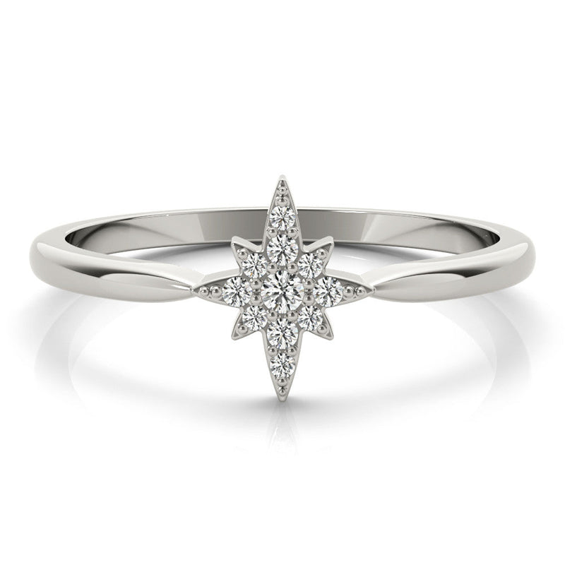 North Star Cluster Diamond Ring