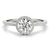 Round Halo Pavé Engagement Ring