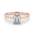 Emerald Solitaire Engagement Ring