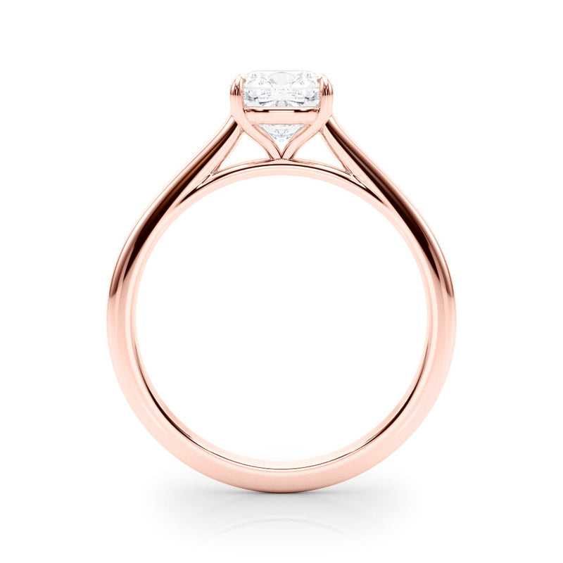 Cushion Solitaire Engagement Ring