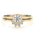 Round Rub Over Diamond Ring