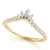 Marquise Chevron Pavé Wedding Ring