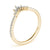 Marquise Chevron Pavé Wedding Ring