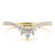 Marquise Chevron Pavé Wedding Ring