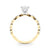 Oval Cut Marquise Shoulders Engagement Ring