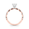 Oval Cut Marquise Shoulders Engagement Ring DiamondStatus