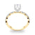 Oval Cut Marquise Shoulders Engagement Ring