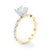 Princess Cut Marquise Shoulders Engagement Ring