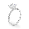 Princess Cut Marquise Shoulders Engagement Ring DiamondStatus