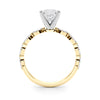 Princess Cut Marquise Shoulders Engagement Ring DiamondStatus