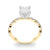 Princess Cut Marquise Shoulders Engagement Ring