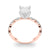 Princess Cut Marquise Shoulders Engagement Ring