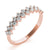 Round Diamond Half Eternity Wedding Ring