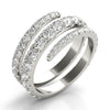 Round Open Pavé Diamond Ring DiamondStatus
