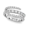 Round Open Pavé Diamond Ring DiamondStatus