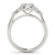 Round Cut Shoulders Engagement Ring